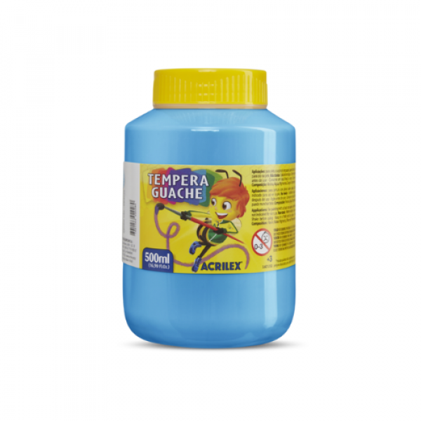 Tempera Guache Azul Celeste 503 500ml - Acrilex