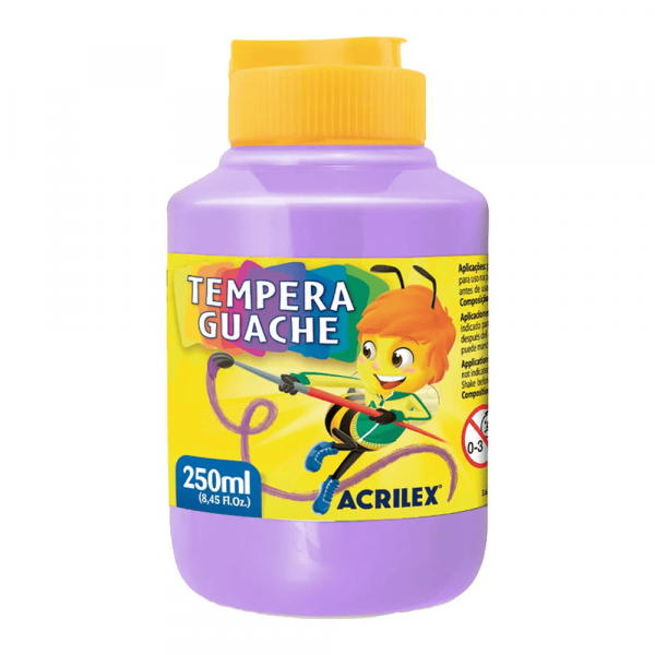 Tempera Guache Lilás 528 250ml - Acrilex
