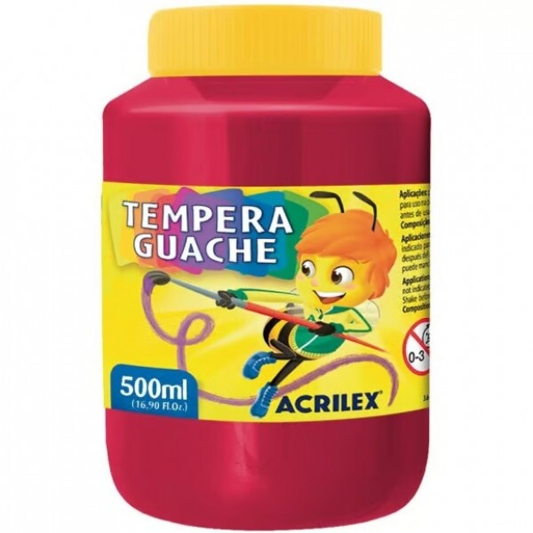 Tempera Guache Magenta 549 500ml - Acrilex