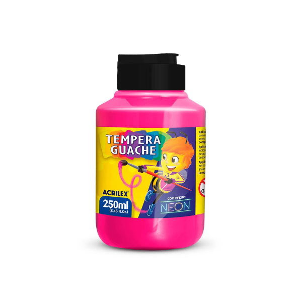 Tempera Guache Neon Maravilha 107 250ml - Acrilex
