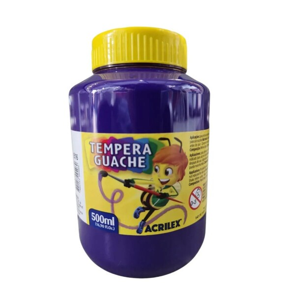 Tempera Guache Violeta 516 500ml - Acrilex Tempera Guache Violeta 516 500ml - Acrilex