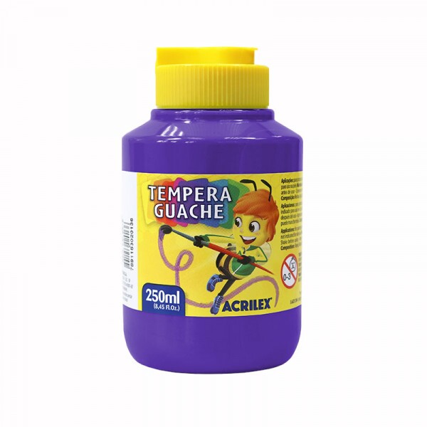 Tempera Guache Violeta 516 250ml - Acrilex Tempera Guache Violeta 516 250ml - Acrilex