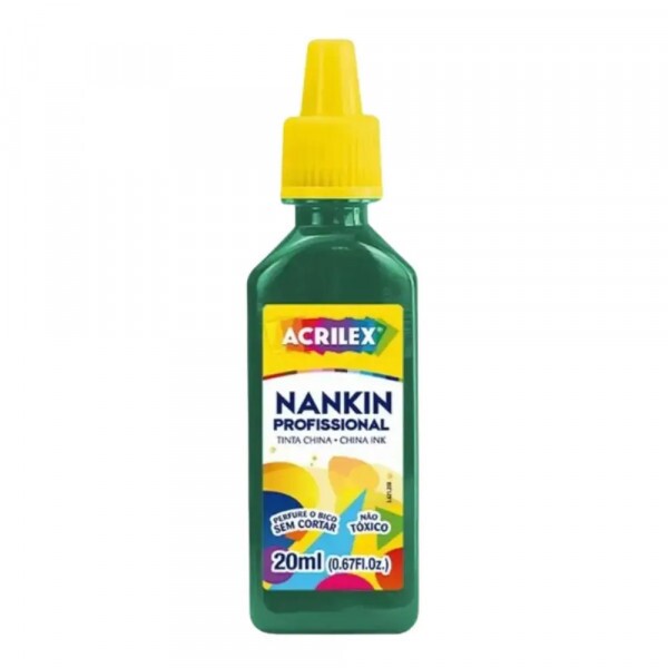 Tinta Nankin Verde Bandeira 20ml - Acrilex