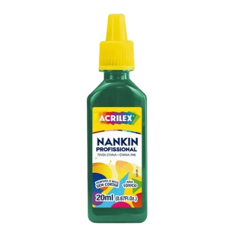 Tinta Nankin Verde Bandeira 20ml - Acrilex