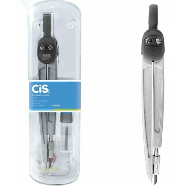 Compasso Metálico Escolar 106S - Cis Compasso Metálico Escolar 106S - Cis