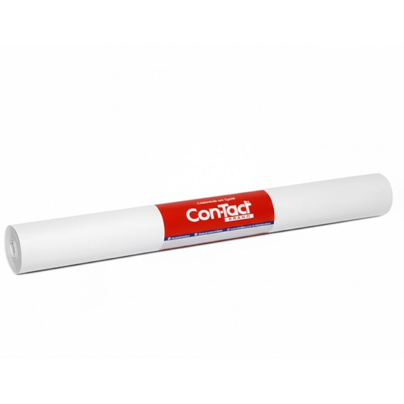 Papel Contact Branco Fosco 45cmX2m - Contact