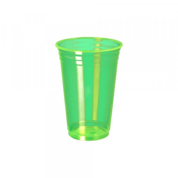 Copo Neon 300ml 25 Unidades Verde Limao Copobras