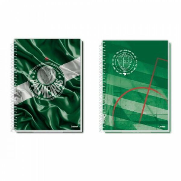 Caderno Palmeiras 10 Matérias 200mmX275mm - Credeal Caderno Palmeiras 10 Matérias 200mmX275mm - Credeal