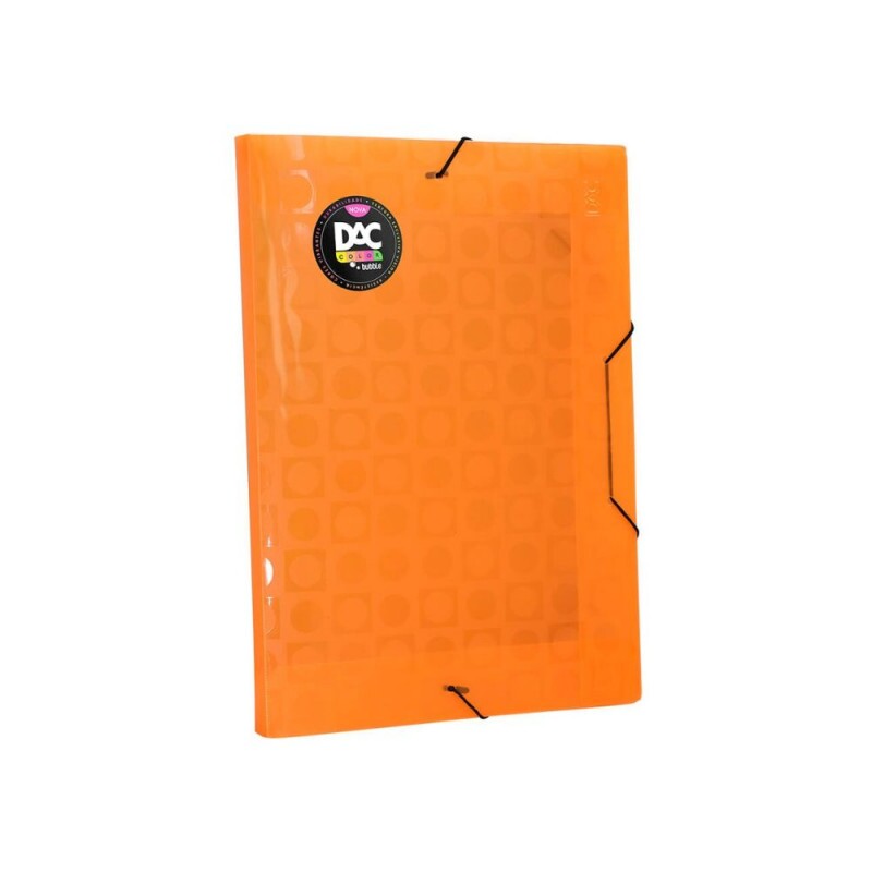 Pasta Aba Plastica Bubble Laranja 332x232mm Lombo 2cm Dac