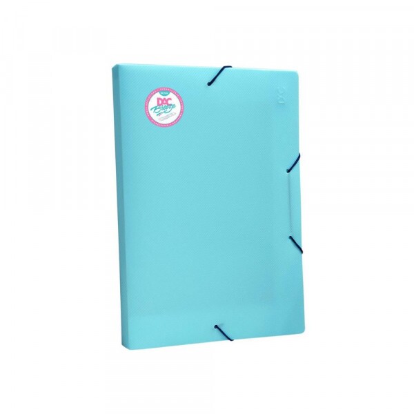 Pasta Aba Plastica Breeze Azul 332x232mm Lombo 2cm Dac