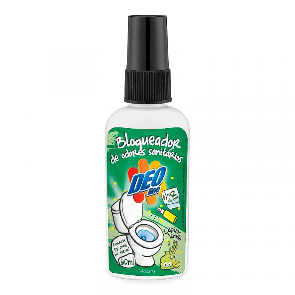 Bloqueador de Odores Sanitários Capim-Limão 60ml - Deoline