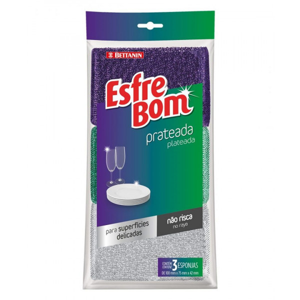 Esponja Prateada - EsfreBom 