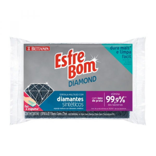 Esponja Multiuso Diamond - EsfreBom