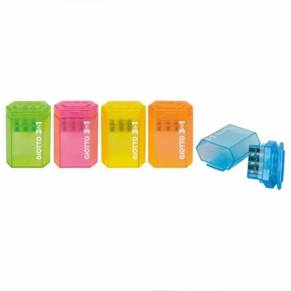 Apontador 3 Em 1 Com Clip On Sortido Giotto Apontador 3 Em 1 Com Clip On Sortido Giotto