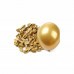 Balao Aluminio Dourado 9" 25 Unidades Happy Day