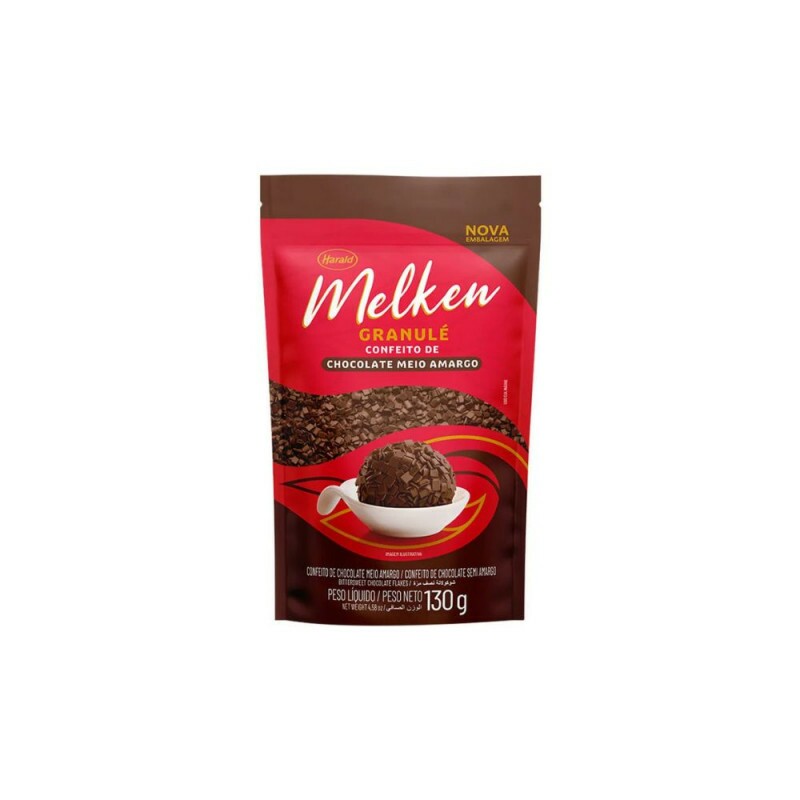 Granulado Meio Amargo 130g Melken Harald
