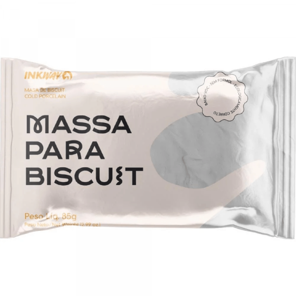 Massa Biscuit Branca 85g - Inkway Massa Biscuit Branca 85g - Inkway