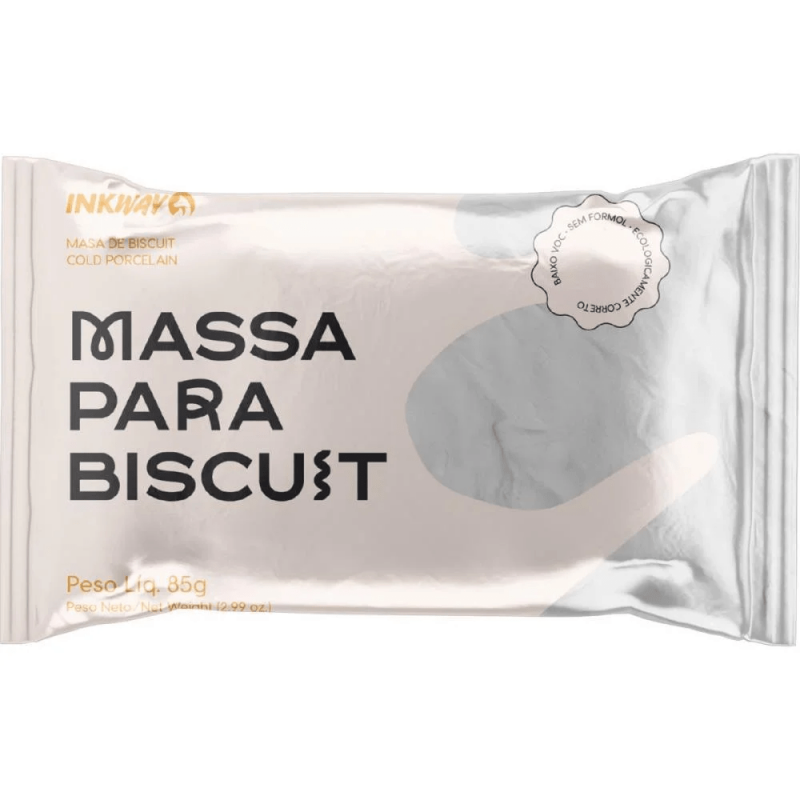 Massa Biscuit Branca 85g - Inkway Massa Biscuit Branca 85g - Inkway