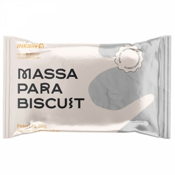 Massa Biscuit Cinza 85g - Inkway Massa Biscuit Cinza 85g - Inkway