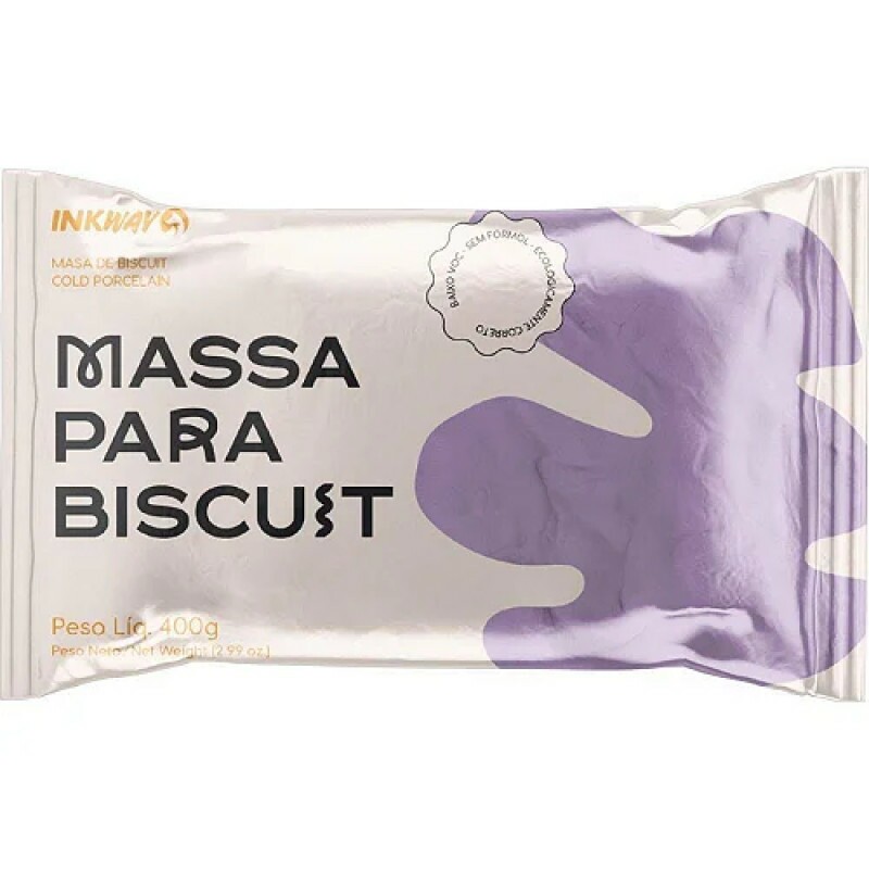 Massa Biscuit Lilás 85g - Inkway Massa Biscuit Lilás 85g - Inkway