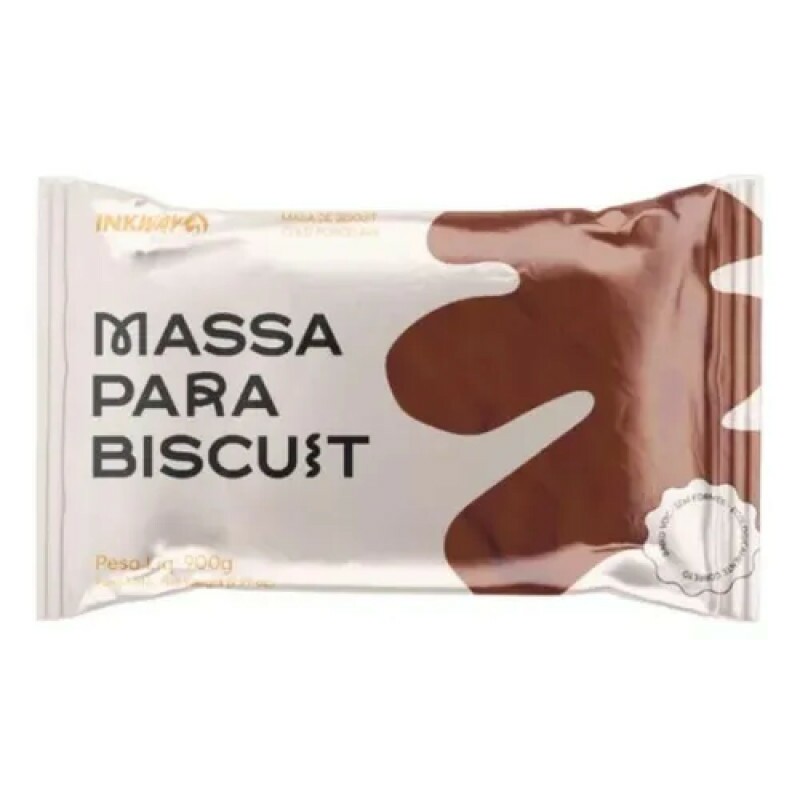 Massa Biscuit Marrom Chocolate 85g - Inkway Massa Biscuit Marrom Chocolate 85g - Inkway