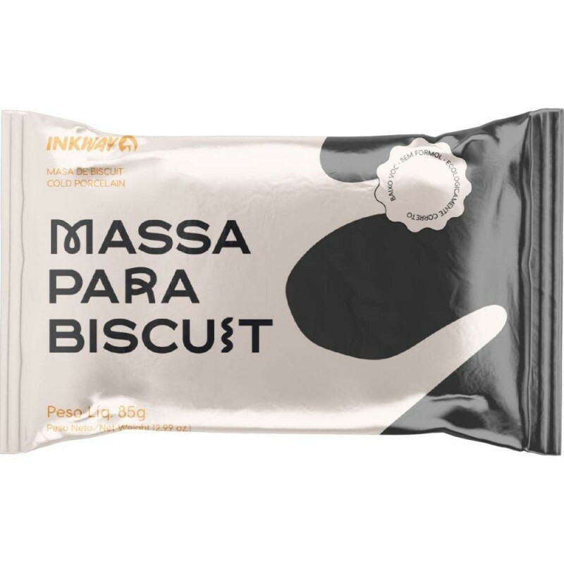 Massa Biscuit Preta 85g - Inkway Massa Biscuit Preta 85g - Inkway