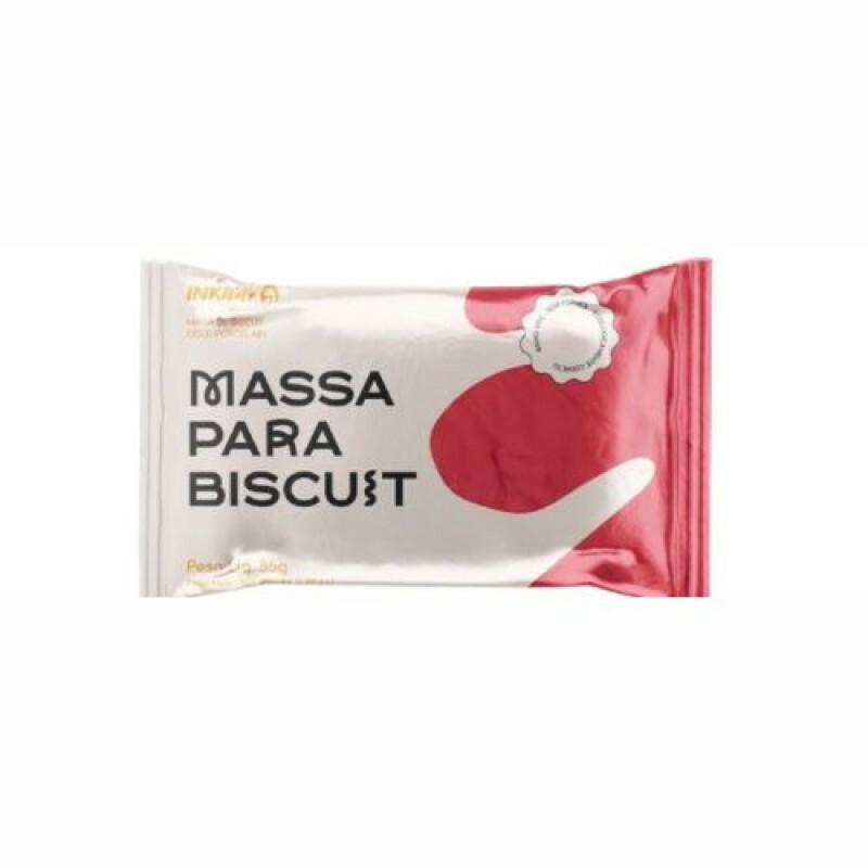 Massa Biscuit Rosa Escuro 85g - Inkway Massa Biscuit Rosa Escuro 85g - Inkway