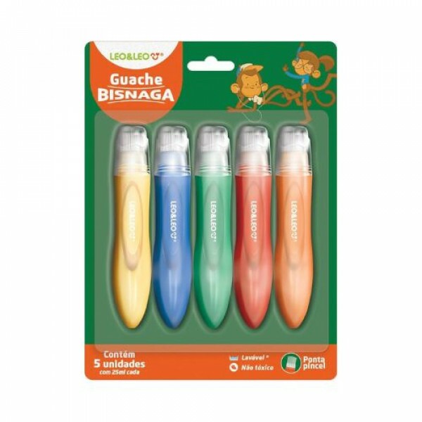 Tinta Guache Bisnaga - Leo & Leo Tinta Guache Bisnaga - Leo & Leo