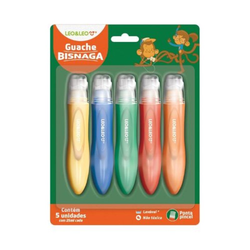 Tinta Guache Bisnaga - Leo & Leo Tinta Guache Bisnaga - Leo & Leo