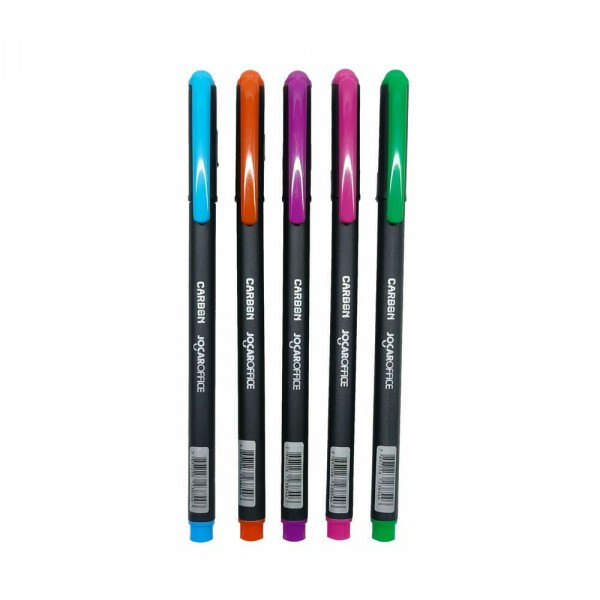 Caneta Esferografica Carbon 0.7 Com 5 Cores Leo & Leo 