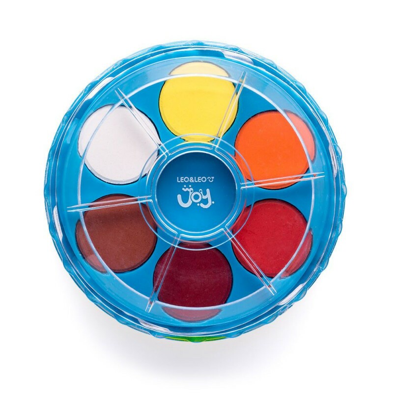 Aquarela Estojo Empilhavel Com 12 Cores Leo & Leo