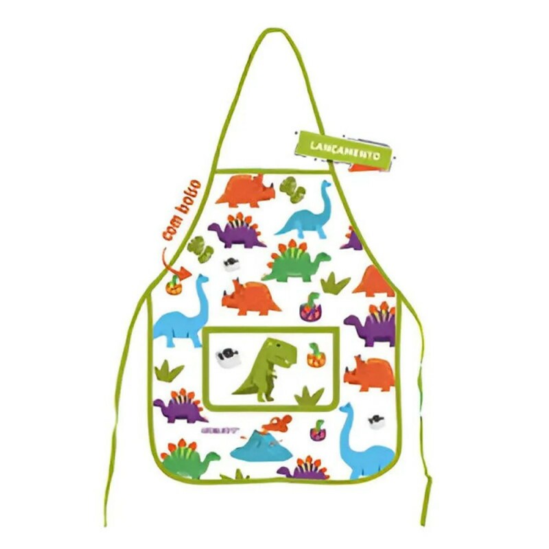 Avental Infantil Dino Leo & Leo