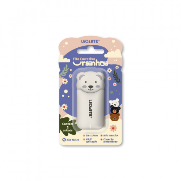 Fita Corretiva Ursinho Polar 5mmX5m - Leo & Leo