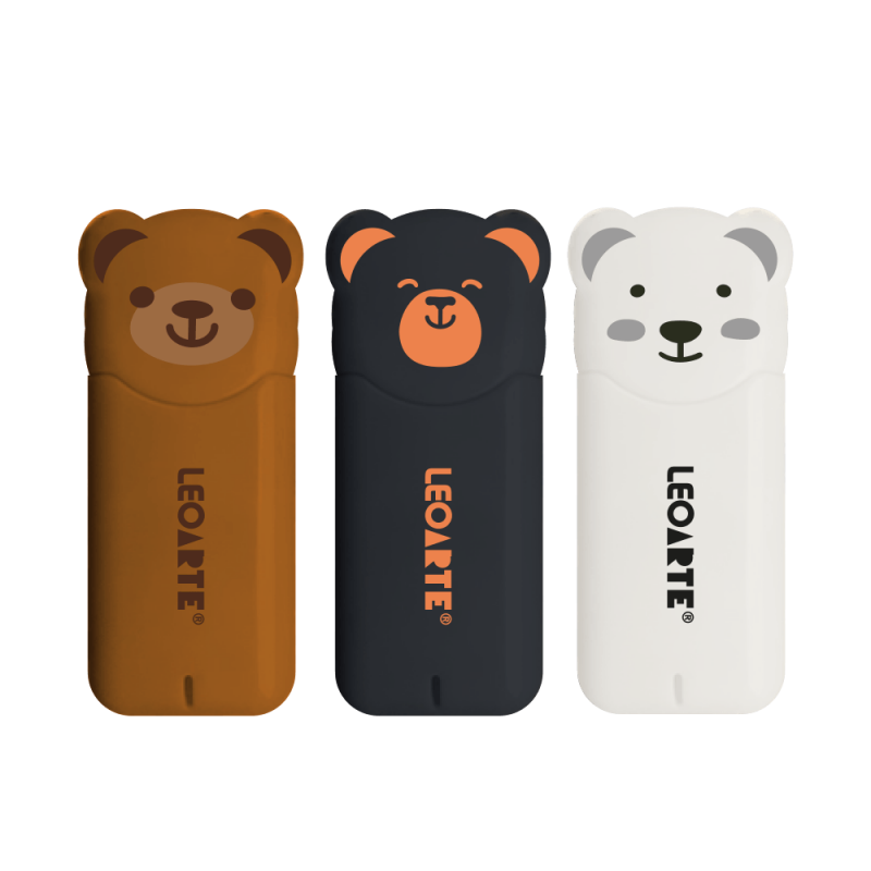 Fita Corretiva Ursinho Negro 5mmX5m - Leo & Leo Series