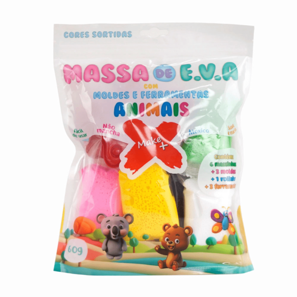 Massa de EVA Moldes e Ferramentas Animais – Make+ Massa de EVA Moldes e Ferramentas Animais – Make+