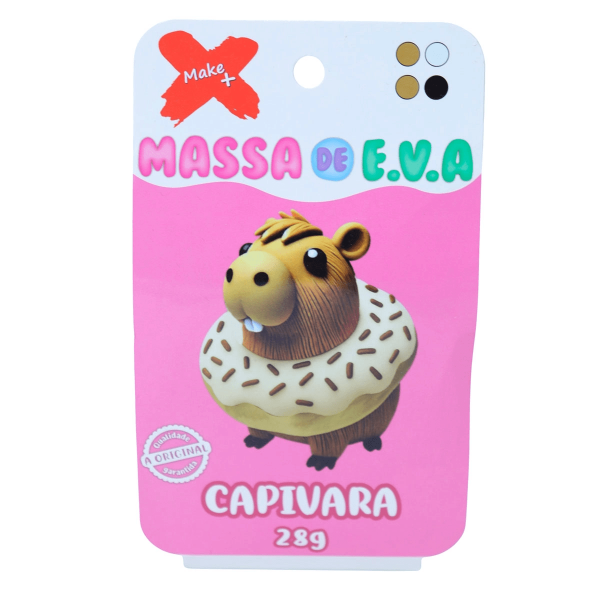 Massa de EVA Capivara Donuts - Make+ Massa de EVA Capivara Donuts - Make+