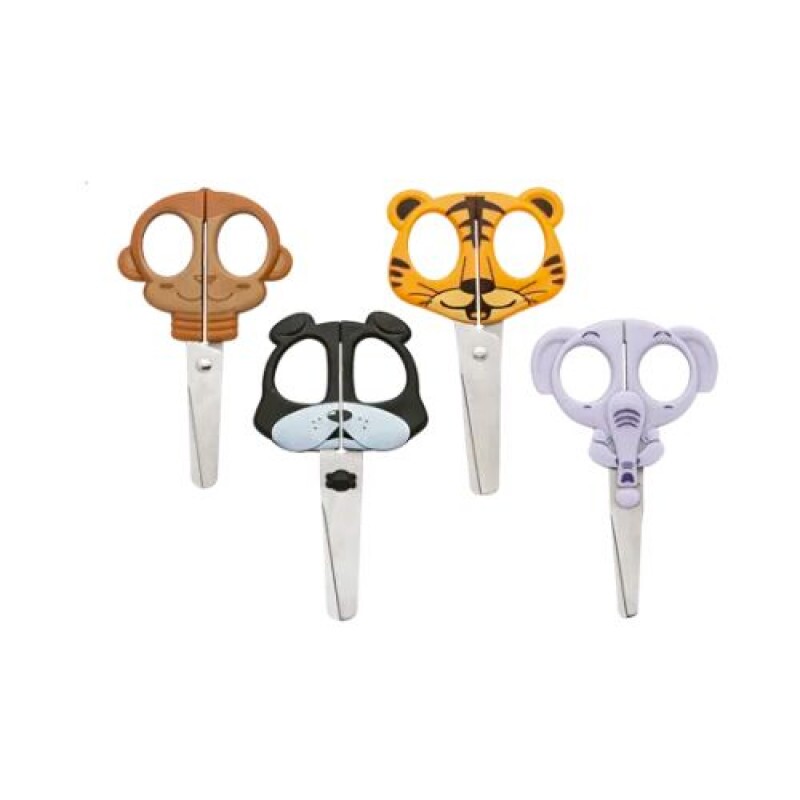 Tesoura Escolar Animal Planet 13.5cm - Molin Series