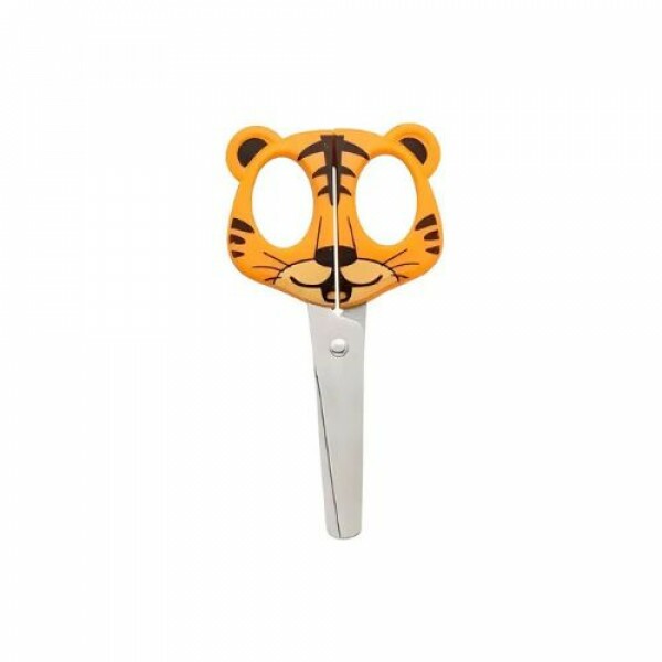 Tesoura Escolar Animal Planet Tigre 13.5cm - Molin