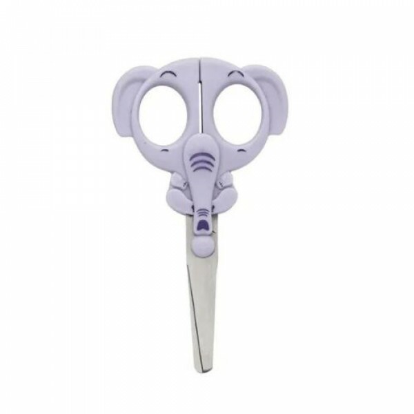 Tesoura Escolar Animal Planet Elefante 13.5cm - Molin