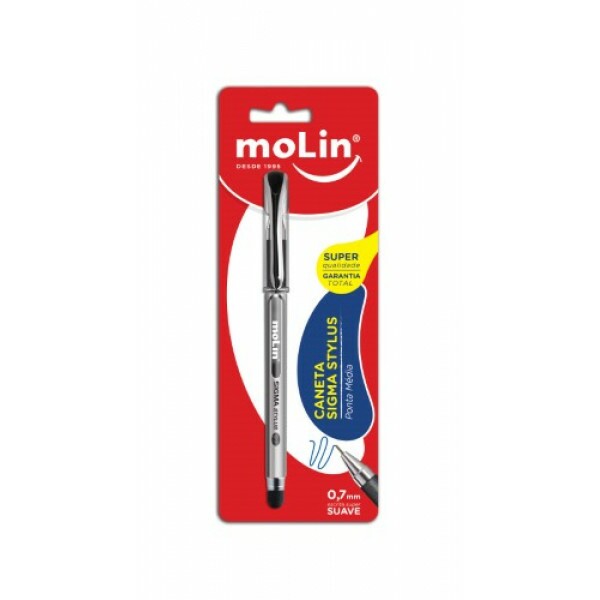 Caneta Sigma Stylus 0.7mm Azul - Molin Caneta Sigma Stylus 0.7mm Azul - Molin