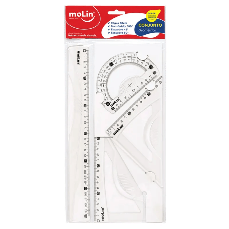 Conjunto Geométrico 4 Peças - Molin Conjunto Geométrico 4 Peças - Molin