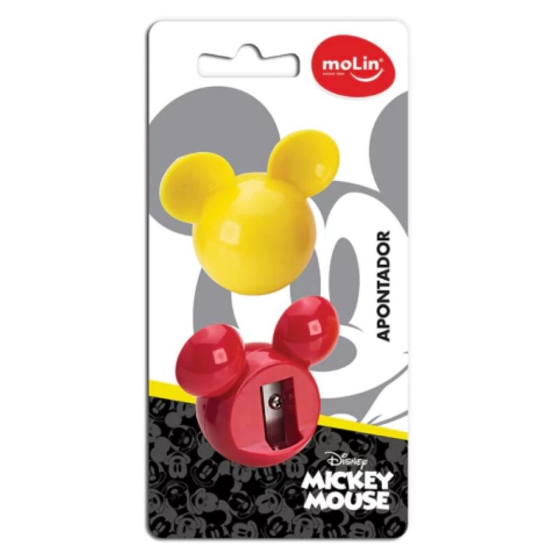 Apontador Mickey Mouse Com 2 Sortido Molin