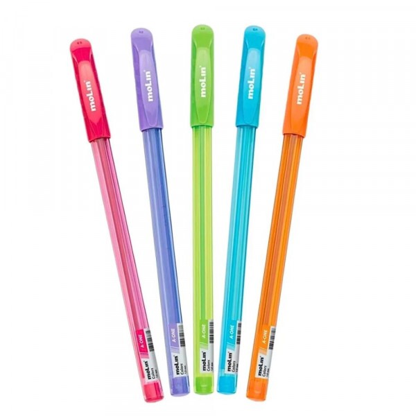 Caneta Esferografica One Colors Com 5 Sortido Molin