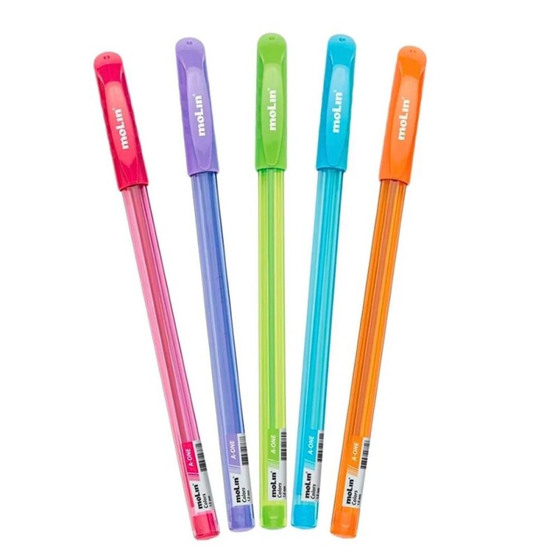 Caneta Esferografica One Colors Com 5 Sortido Molin
