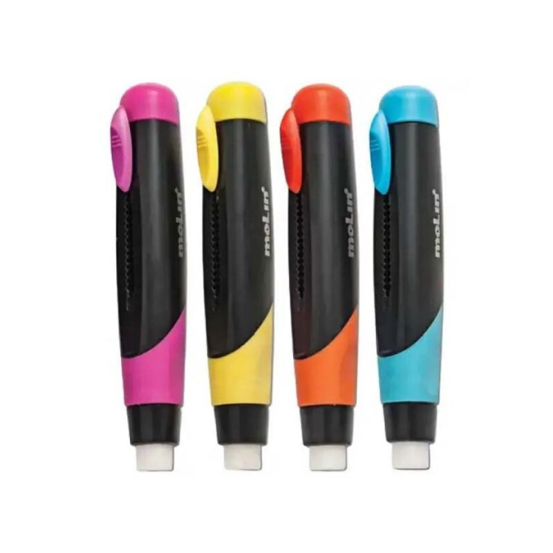 Caneta Borracha Neon Molin