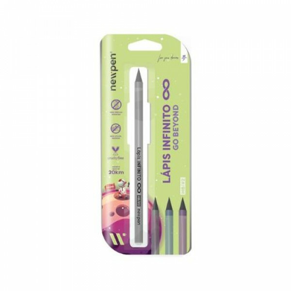 Lápis Infinito Go Beyond HB2 - Newpen Lápis Infinito Go Beyond HB2 - Newpen