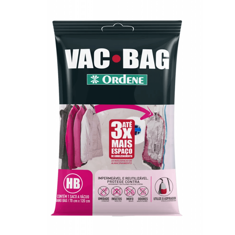 Saco a Vácuo Vac Bag HB 70x120cm - Ordene