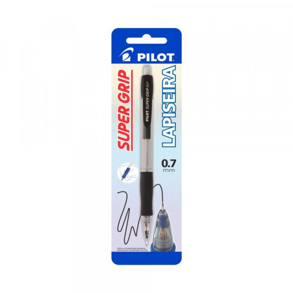 Lapiseira Super Grip Preta 0.7 Pilot                                  