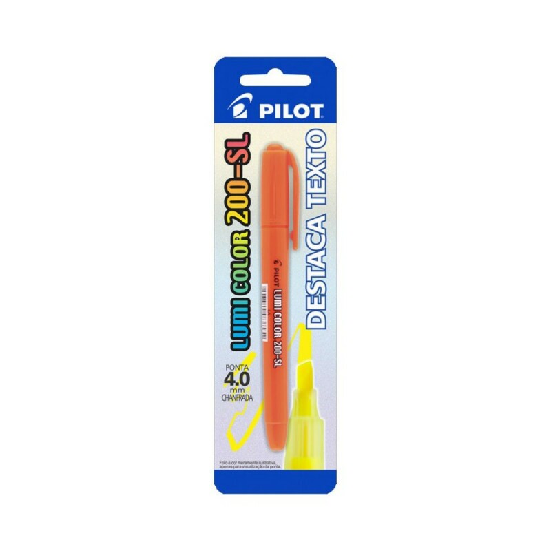 Marca Texto Lumi Color 200-SL Laranja Pilot