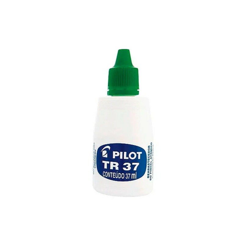 Tinta Reabastecedor Pincel Atômico TR 37 Verde 37ml - Pilot Tinta Reabastecedor Pincel Atômico TR 37 Verde 37ml - Pilot
